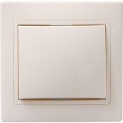 Выключатель 1-кл. СП Кварта 10А IP20 ВС10-1-0-ККм крем. GENERICA EVK10-K33-10-DM