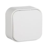 Переключатель проходной 1-кл. ОП Quteo 10А IP20 10AX бел. IEK 782204