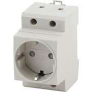 Розетка на DIN-рейку PRO MRD10-16-E 16А с заземлением Эра Б0057482